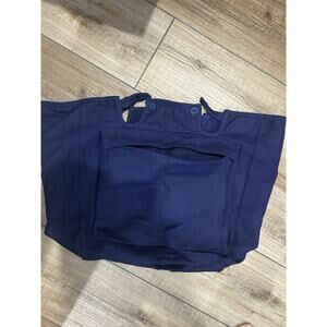 Longaberger Large Boardwalk Basket Liner Indigo Blue Fabric